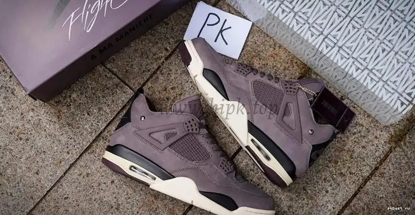 Ore GOD MATERIALS Ma 4 Violet A RETAIL TO PK Retro SHIP Jordan READY Maniére 0521